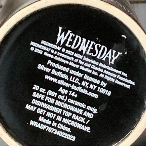 I’m Not Weird, Everyone Else Is Wednesday Adams 20oz Ceramic Mug - Picture 10 of 10